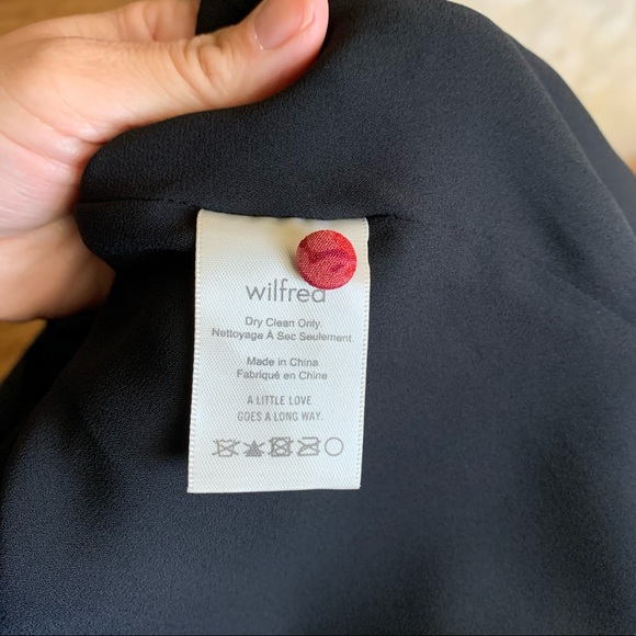 Wilfred Tilda Black Floral Maxi Dress Size Small - Picture 8 of 10